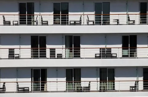 Cruise ship deck Stock Photos