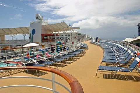 Cruise Ship Deck Stock Photos
