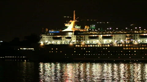 Cruise Ship 库存影片 588866