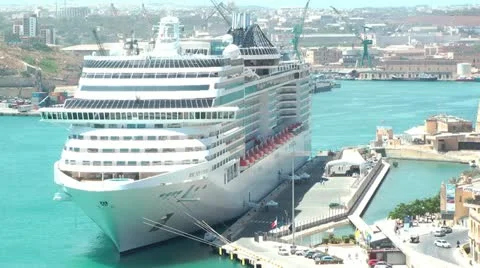 Cruise Ship Stock Footage 11412850