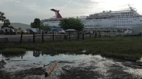 Cruise Ship Stock Footage 12403508