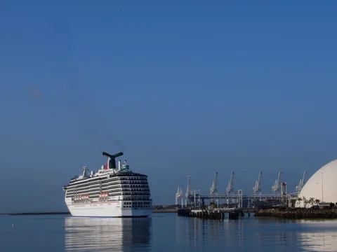 Cruise ship Stock Footage 77128133