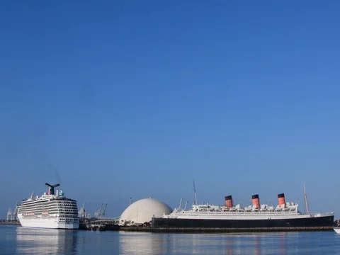 Cruise ship Stock Footage 77128995