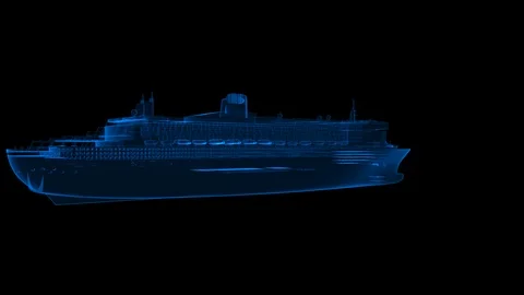 Cruise Ship Stock Footage 122908908