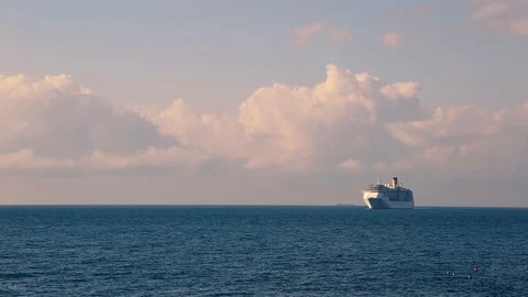 Cruise ship Stock Footage 126010732