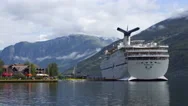 Cruise Ship Hyperlapse 4K Stock Footage