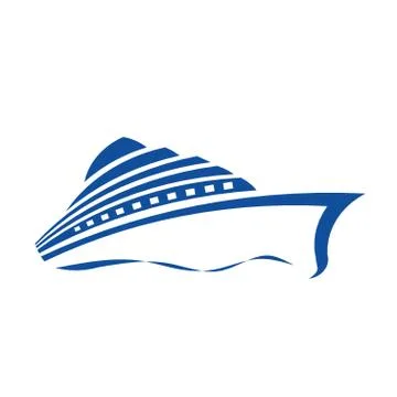 Cruise ship Stock Illustration