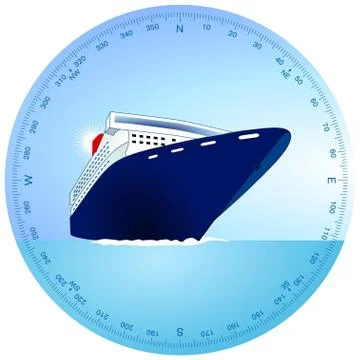 Cruise ship Stock Illustration