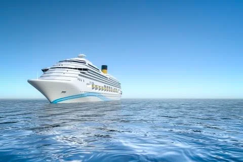 Cruise ship Stock Illustration