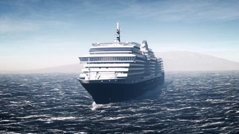 Cruise ship Stock Illustration
