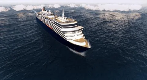 Cruise ship Stock Illustration