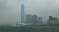 Cruise Ship, Kowloon Peninsula, ICC, Skyscrapers, Hong Kong, Victoria Harbour HD Footage