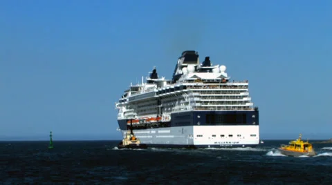 Cruise Ship Millenium 4 Video stock 29648563