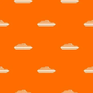 Cruise ship pattern seamless イラスト素材