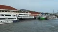 Cruise Ship in Phuket Island, Amazing Thailand, Leaving from Harbor, Port HD Footage