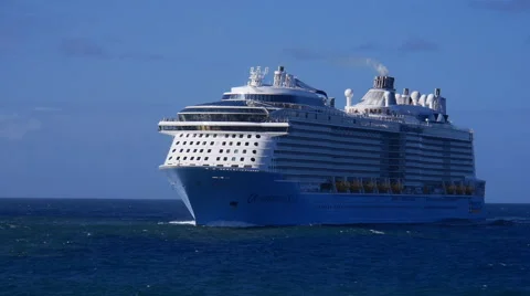 Cruise ship Quantum of the Seas 2 Stock Footage 45676676