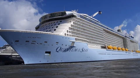 Cruise ship Quantum of the Seas 3 Stock Footage 45678623