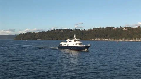 Cruise Ship Sailing Stock-Footage 33605069