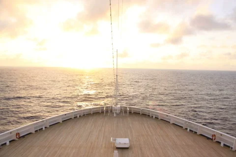 Cruise Ship Time Lapse Stock Footage 503472