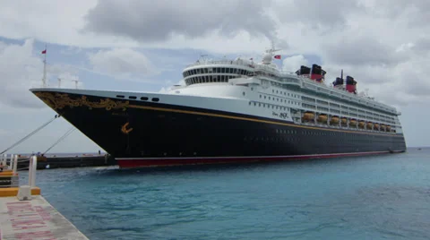 Cruise Ship Time Lapse Stock Footage 30961541