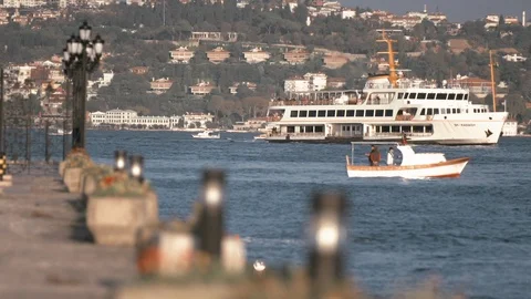 CRUISE SHIP IN TURKEY Stock Footage 87839922