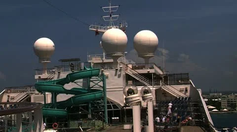 Cruise ship vacation Stock Footage 12411746
