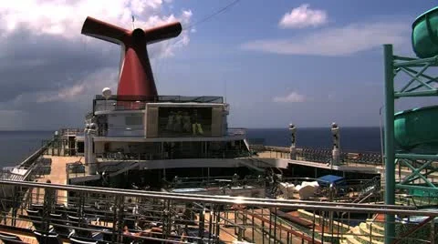 Cruise ship vacation Stock Footage 12412080
