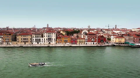 Cruise Ship Venice Stock Footage 42597471