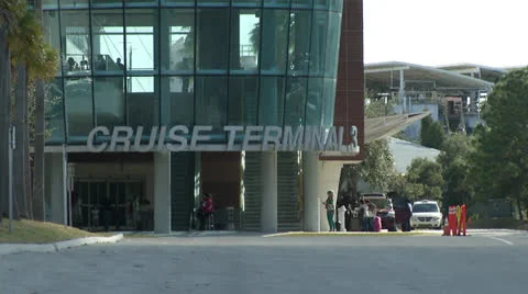 Cruise terminal 3 Stock Footage 25332013