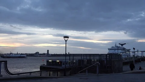 Cruise terminal Video stock 115054541