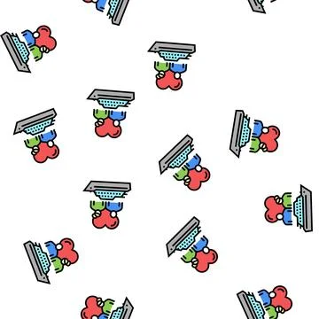 Cruise for two vector seamless pattern Stock Illustration