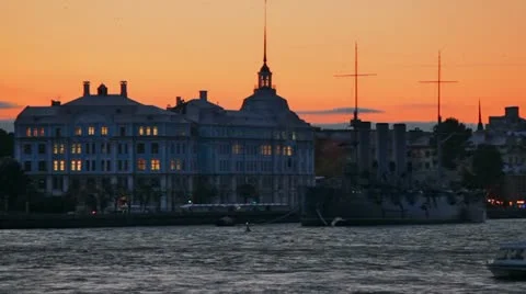Cruiser Aurora Stock Footage 10895652