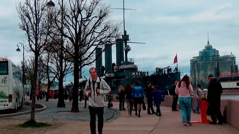 Cruiser Aurora Video stock 75937105