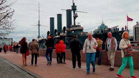 Cruiser Aurora Video stock 75941121