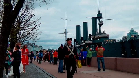 Cruiser Aurora Video stock 75941138