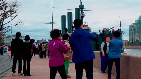 Cruiser Aurora 库存影片 75941255