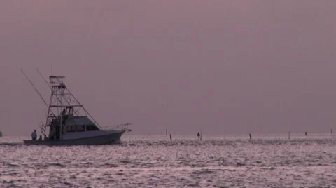 Cruiser at dawn Stock Footage 52365578