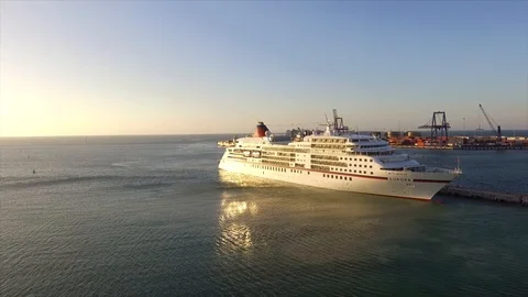 Cruises and port progreso Video stock 93988758