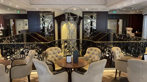 Cruiseship atrium Stock Footage 257423510