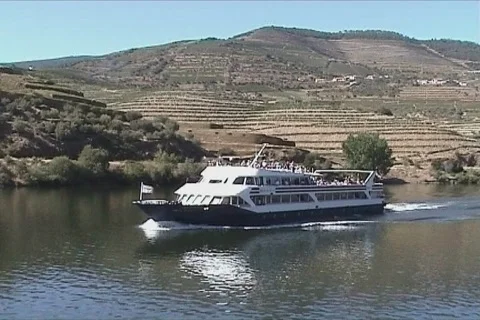 Cruiseship sailing Stock Footage 106030