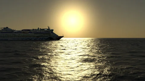 Cruiseship Sundown 動画素材 133173651