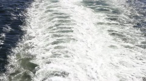 Cruiseship wake 004 Video stock 21154847