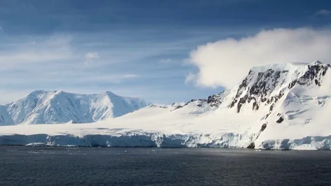Cruising in Antarctica Stock Footage 69885326