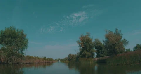Cruising on Danube River Stock Footage 161915612
