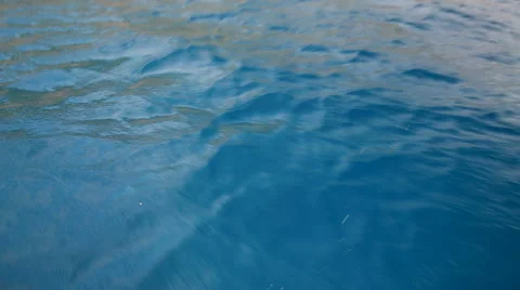 Cruising over ocean surface water Stock Footage 50786980