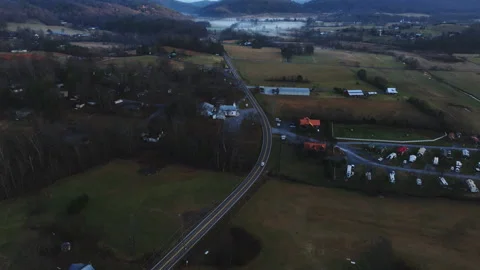 Cruising through the Wears Valley during an early morning drone flight shwoing Vidéo 331643479