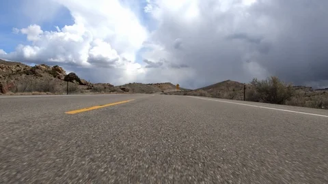 Cruising uphill Stock Footage 105825350