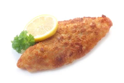 Crumbed Fried Fish Stock Photos