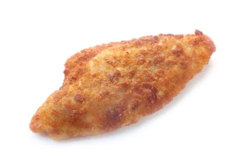 Crumbed Plaice Stock Photos