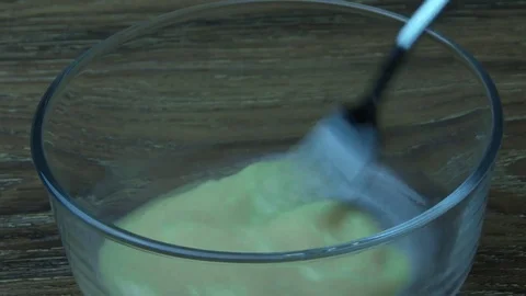 Crumbling eggs in the cup 스톡 동영상 79596582